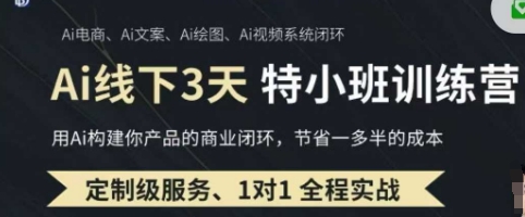 AI实操培训第20-21期线下，0基础保姆级教程，3月最新整理，企业获客、降本增效、打造超级个体-GQ头条