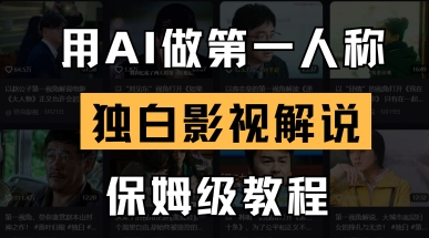 用AI做第一人称独白影视解说，手把手教学，保姆级教程-GQ头条